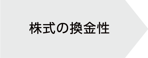 株式の換金性